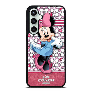 COACH MINNIE MOUSE PINK PATTERN Samsung Galaxy S23 FE Case Cover