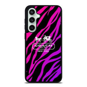 COACH NEW YORK BLACK VIOLET Samsung Galaxy S23 FE Case Cover