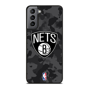 BROOKLYN NETS BLACK CAMO Samsung Galaxy S21 Plus Case Cover