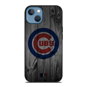 CHICAGO CUBS BASEBALL MLB WOOD LOGO iPhone 13 Case Cover CHICAGO CUBS BASEBALL MLB WOOD LOGO iPhone 13 Case Cover