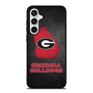 GEORGIA BULLDOGS SYMBOL METAL Samsung Galaxy S23 FE Case Cover