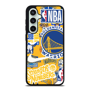 GOLDEN STATE WARRIORS NBA STICKER BOMB Samsung Galaxy S23 FE Case Cover