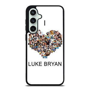 I LOVE LUKE BRYAN COLLAGE Samsung Galaxy S23 FE Case Cover