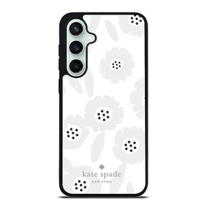 KATE SPADE GREY FLOWER Samsung Galaxy S23 FE Case Cover