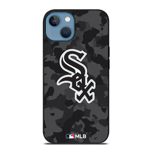 CHICAGO WHITE SOX BASEBALL BLACK CAMO iPhone 13 Case Cover