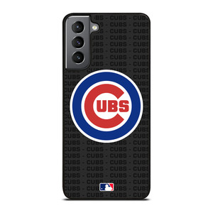 CHICAGO CUBS BASEBALL BLACK Samsung Galaxy S21 Plus Case Cover