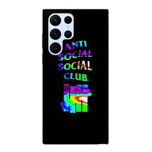 ANTI SOCIAL CLUB UNDEFEATED RAINBOW Samsung Galaxy S22 Ultra Case Cover ANTI SOCIAL CLUB UNDEFEATED RAINBOW Samsung Galaxy S22 Ultra Case Cover