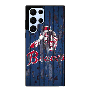 ATLANTA BRAVES RUSTY WOOD Samsung Galaxy S22 Ultra Case Cover
