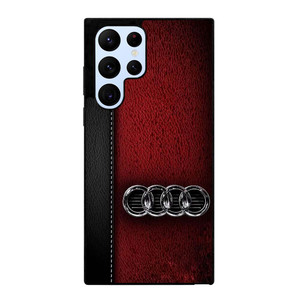 AUDI CAR RED LEATHER Samsung Galaxy S22 Ultra Case Cover AUDI CAR RED LEATHER Samsung Galaxy S22 Ultra Case Cover