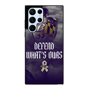 BALTIMORE RAVENS DEFEND WHATS OURS Samsung Galaxy S22 Ultra Case Cover