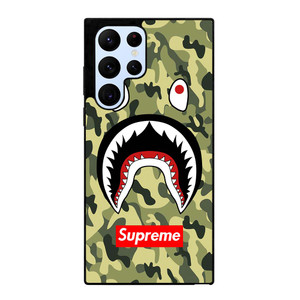 BAPE BATHING CAMO SHARK SUPREME Samsung Galaxy S22 Ultra Case Cover BAPE BATHING CAMO SHARK SUPREME Samsung Galaxy S22 Ultra Case Cover