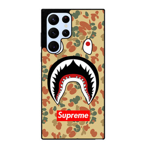 BAPE CAMO SHARK SUPREME Samsung Galaxy S22 Ultra Case Cover BAPE CAMO SHARK SUPREME Samsung Galaxy S22 Ultra Case Cover