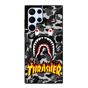 BAPE SHARK THRASHER Samsung Galaxy S22 Ultra Case Cover BAPE SHARK THRASHER Samsung Galaxy S22 Ultra Case Cover