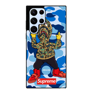 BATHING APE SUPREME SHARK CAMO Samsung Galaxy S22 Ultra Case Cover BATHING APE SUPREME SHARK CAMO Samsung Galaxy S22 Ultra Case Cover