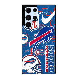BUFFALO BILLS NFL STICKER BOMB Samsung Galaxy S22 Ultra Case Cover