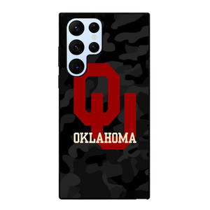 CAMO OKLAHOMA SOONERS LOGO Samsung Galaxy S22 Ultra Case Cover