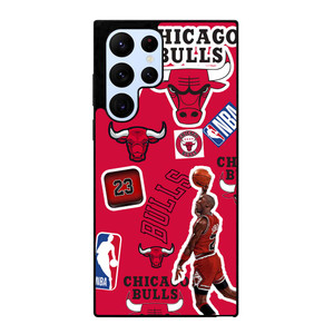 CHICAGO BULLS STICKER BOMB Samsung Galaxy S22 Ultra Case Cover CHICAGO BULLS STICKER BOMB Samsung Galaxy S22 Ultra Case Cover