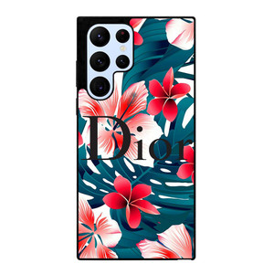 CHRISTIAN DIOR HIBISCUS FLOWER Samsung Galaxy S22 Ultra Case Cover