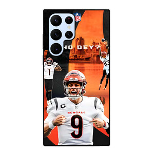 CINCINNATI BENGALS NFL JOE BURROW Samsung Galaxy S22 Ultra Case Cover