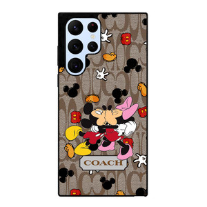 COACH MICKEY MINNIE MOUSE KISS Samsung Galaxy S22 Ultra Case Cover COACH MICKEY MINNIE MOUSE KISS Samsung Galaxy S22 Ultra Case Cover