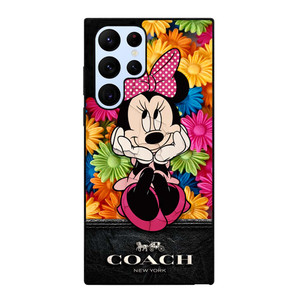 COACH MINNIE MOUSE FLOWER Samsung Galaxy S22 Ultra Case Cover