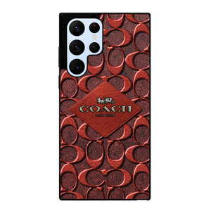 COACH NEW YORK BROWN 2 Samsung Galaxy S22 Ultra Case Cover
