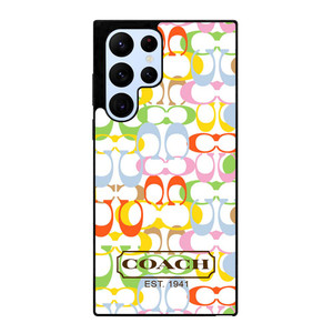 COACH NEW YORK COLORFUL Samsung Galaxy S22 Ultra Case Cover COACH NEW YORK COLORFUL Samsung Galaxy S22 Ultra Case Cover