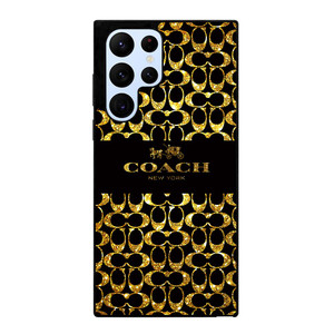 COACH NEW YORK GOLDEN Samsung Galaxy S22 Ultra Case Cover