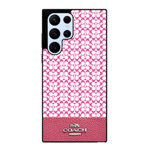 COACH NEW YORK PINK Samsung Galaxy S22 Ultra Case Cover COACH NEW YORK PINK Samsung Galaxy S22 Ultra Case Cover