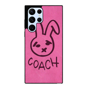 COACH NEW YORK RABBIT LEATHER PINK Samsung Galaxy S22 Ultra Case Cover COACH NEW YORK RABBIT LEATHER PINK Samsung Galaxy S22 Ultra Case Cover
