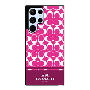 COACH PINK NEW YORK Samsung Galaxy S22 Ultra Case Cover COACH PINK NEW YORK Samsung Galaxy S22 Ultra Case Cover