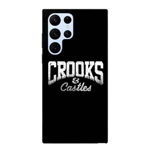 CROOKS AND CASTLES LOGO BLACK Samsung Galaxy S22 Ultra Case Cover CROOKS AND CASTLES LOGO BLACK Samsung Galaxy S22 Ultra Case Cover