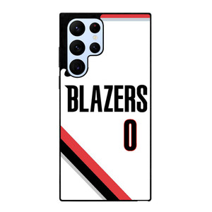 DAMIAN LILLARD PORTLAND TRAIL BLAZERS WHITE Samsung Galaxy S22 Ultra Case Cover