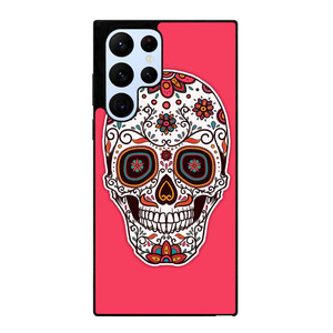 DAY OF THE DEAD PINK Samsung Galaxy S22 Ultra Case Cover