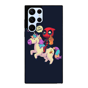 DEADPOOL UNICORN MIDDLE FINGERS Samsung Galaxy S22 Ultra Case Cover