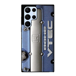 DOHC VTEC HONDA ENGINE BLUE Samsung Galaxy S22 Ultra Case Cover
