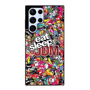 EAT SLEEP JDM STICKERS Samsung Galaxy S22 Ultra Case Cover EAT SLEEP JDM STICKERS Samsung Galaxy S22 Ultra Case Cover