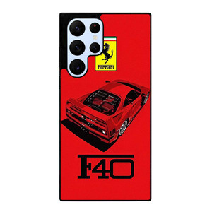 FERRARI F40 SUPERCAR LOGO Samsung Galaxy S22 Ultra Case Cover FERRARI F40 SUPERCAR LOGO Samsung Galaxy S22 Ultra Case Cover