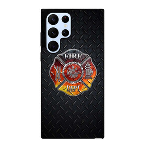 FIREFIGHTER FIREMAN METAL LOGO Samsung Galaxy S22 Ultra Case Cover