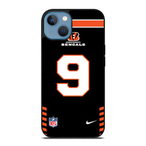CINCINNATI BENGALS JOE BURROW 9 NFL NIKE iPhone 13 Case Cover CINCINNATI BENGALS JOE BURROW 9 NFL NIKE iPhone 13 Case Cover