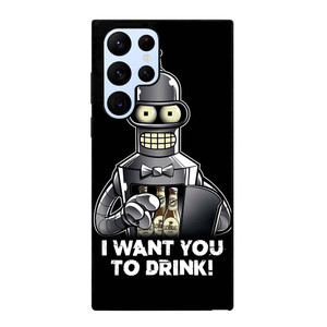 FUTURAMA BENDER QUOTE Samsung Galaxy S22 Ultra Case Cover