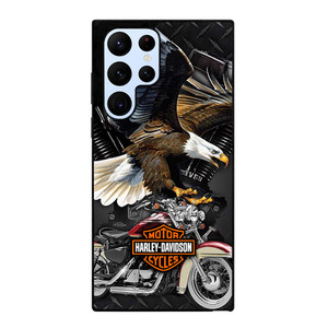 HARLEY DAVIDSON EAGLE METAL LOGO Samsung Galaxy S22 Ultra Case Cover