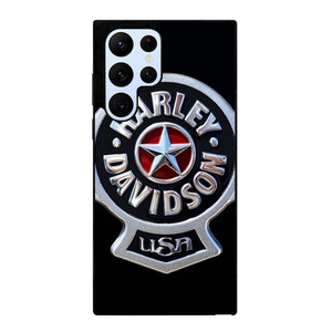 HARLEY DAVIDSON USA METAL EMBLEM Samsung Galaxy S22 Ultra Case Cover