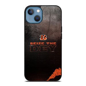 CINCINNATI BENGALS NFL FOOTBALL SEIZE THE DEY iPhone 13 Case Cover CINCINNATI BENGALS NFL FOOTBALL SEIZE THE DEY iPhone 13 Case Cover