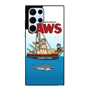 JAWS LOGO 8 BIT Samsung Galaxy S22 Ultra Case Cover