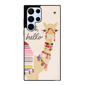 KATE SPADE CAMEL OH HELLO Samsung Galaxy S22 Ultra Case Cover KATE SPADE CAMEL OH HELLO Samsung Galaxy S22 Ultra Case Cover