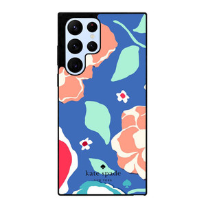KATE SPADE NEW YORK BLUE FLORAL Samsung Galaxy S22 Ultra Case Cover KATE SPADE NEW YORK BLUE FLORAL Samsung Galaxy S22 Ultra Case Cover