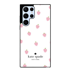 KATE SPADE NEW YORK PINK STRAWBERRY Samsung Galaxy S22 Ultra Case Cover