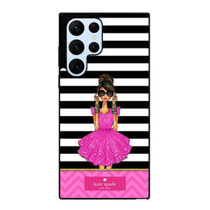 KATE SPADE PINK GIRLS Samsung Galaxy S22 Ultra Case Cover KATE SPADE PINK GIRLS Samsung Galaxy S22 Ultra Case Cover