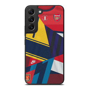 ARSENAL FC RETRO JERSEY COLLAGE Samsung Galaxy S22 Plus Case Cover